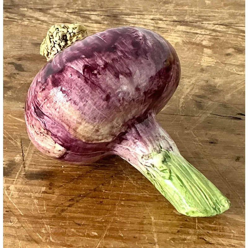 Vintage Italian Glazed Ceramic Turnip — additional photo 8