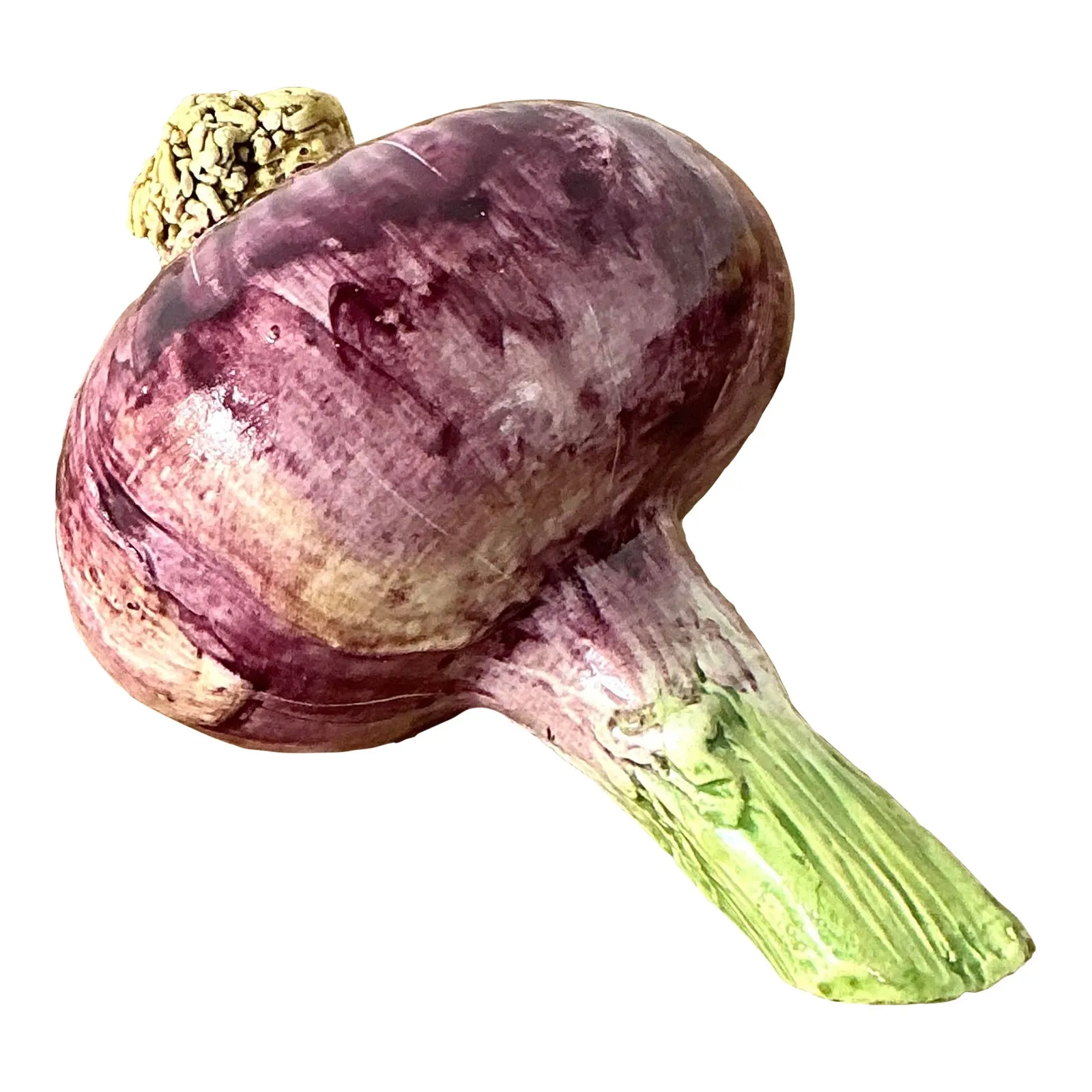 Vintage Italian Glazed Ceramic Turnip — additional photo 7
