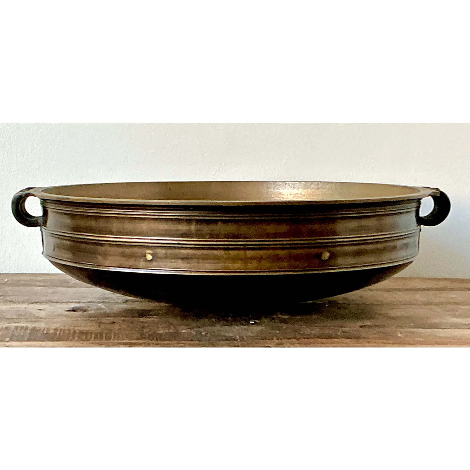 Vintage Boho Bronze Urli Bowl