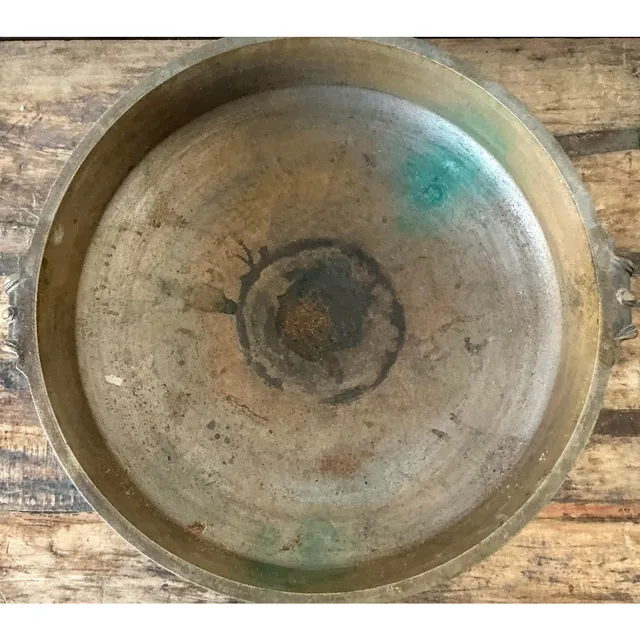 Vintage Boho Bronze Urli Bowl — additional photo 4