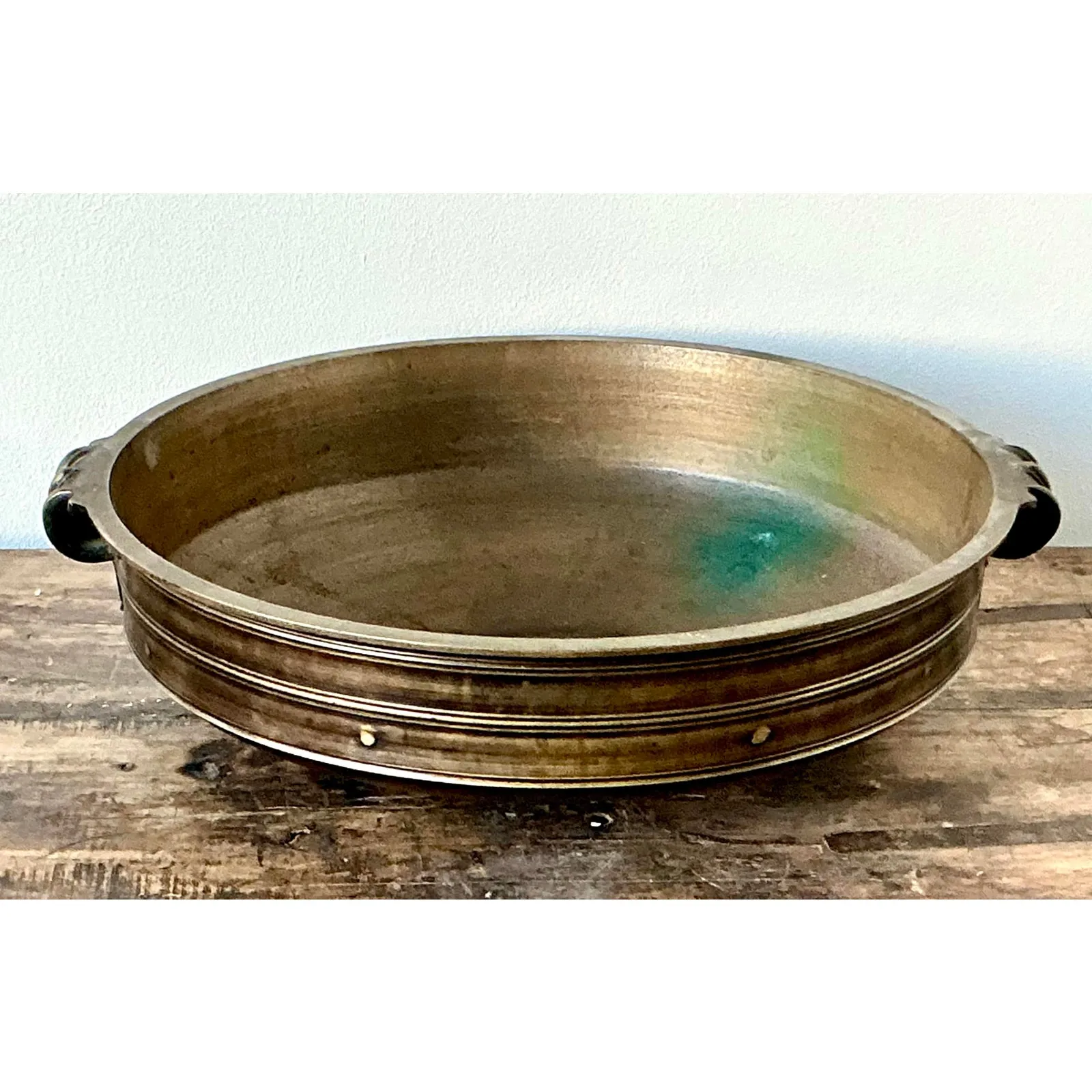 Vintage Boho Bronze Urli Bowl — additional photo 7