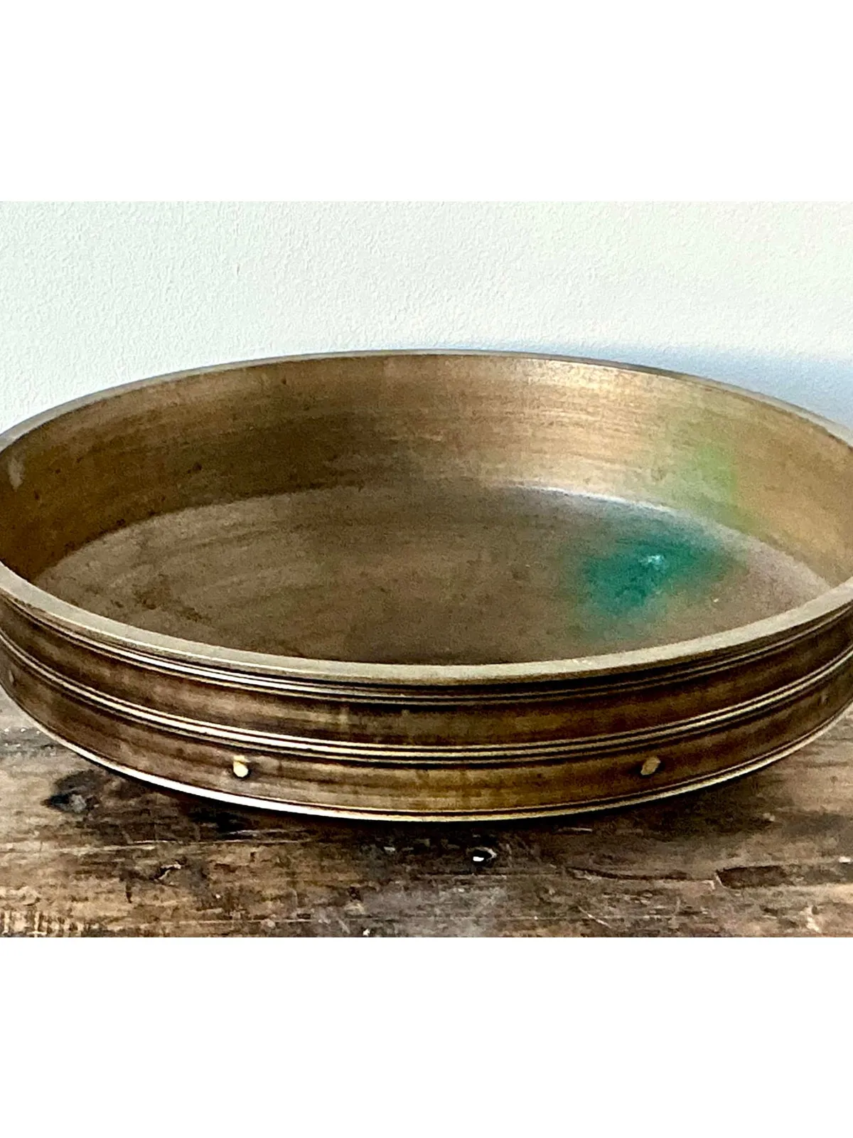 Vintage Boho Bronze Urli Bowl — additional photo 7
