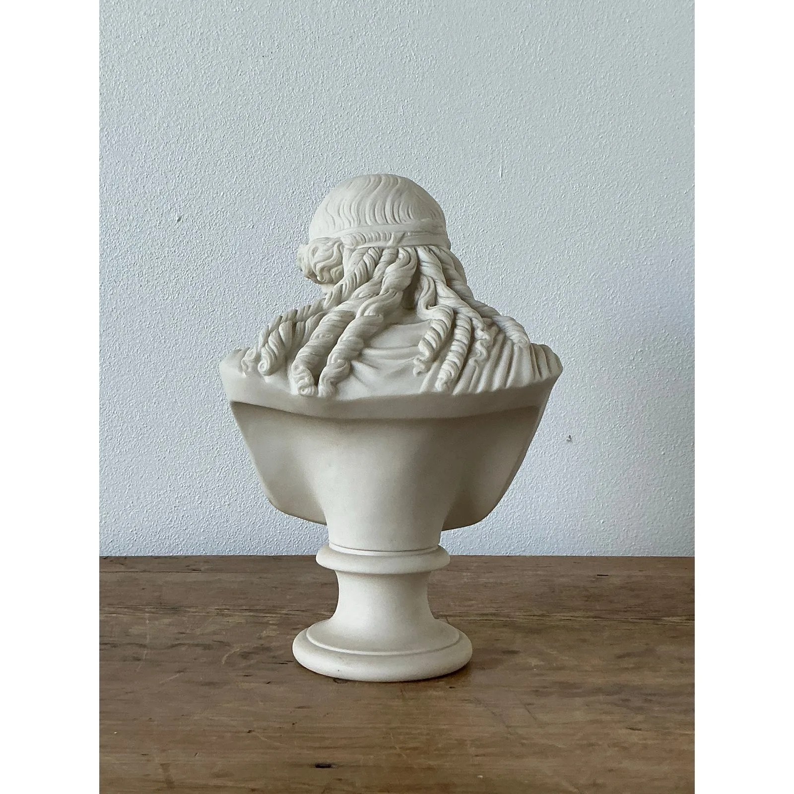 Vintage Boho Ceramic Bust of Goddess of Peace — additional photo 7