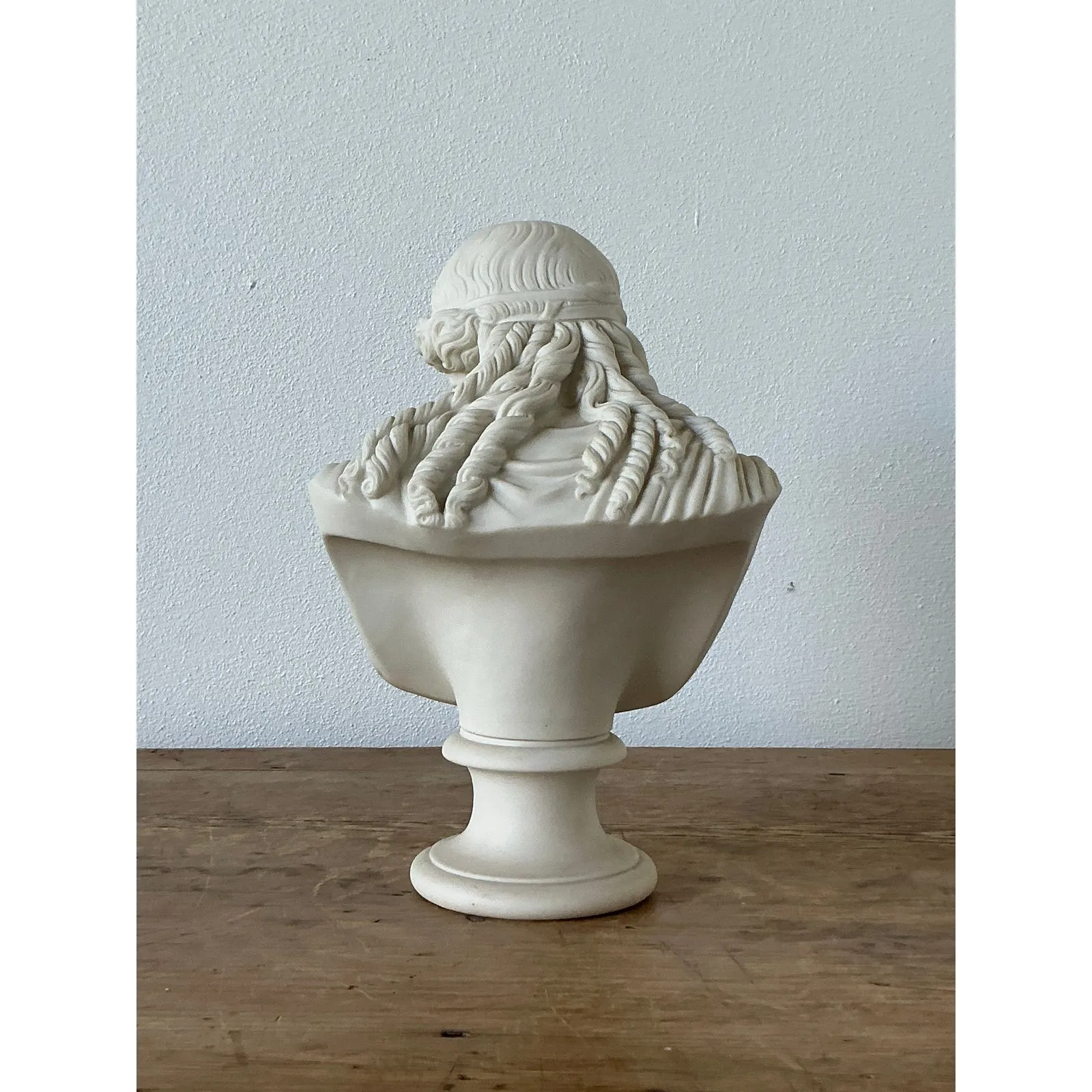 Vintage Boho Ceramic Bust of Goddess of Peace — additional photo 8