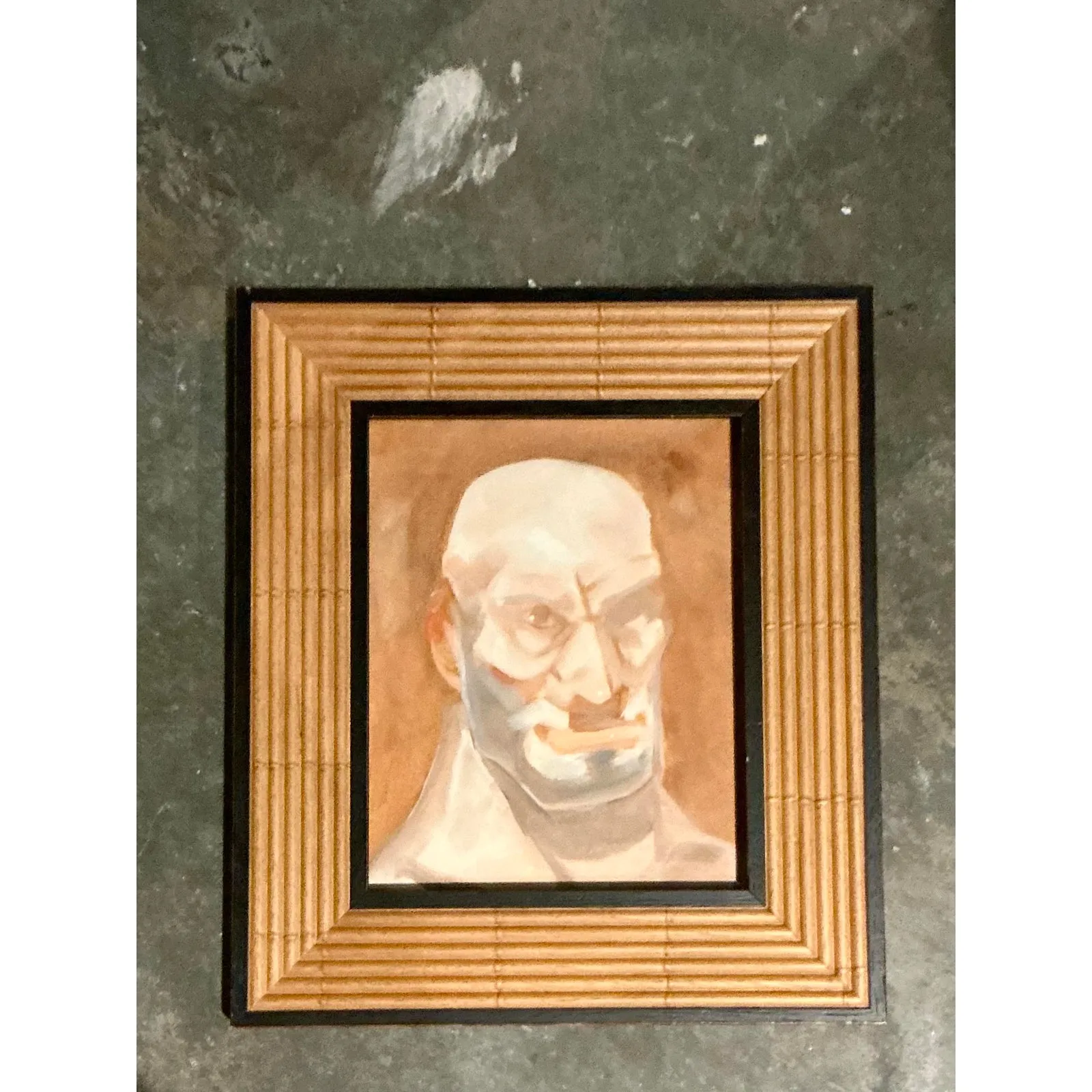 Vintage Boho Original Portrait of Man — additional photo 4