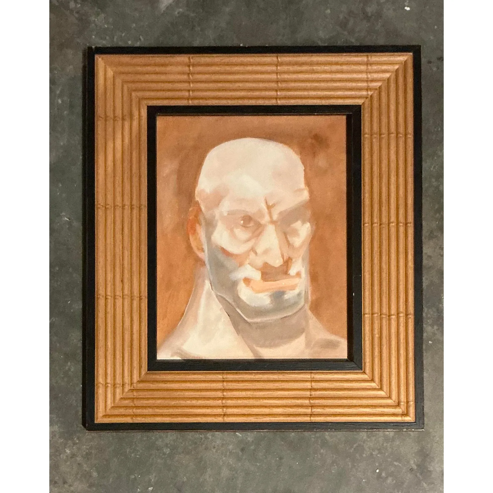 Vintage Boho Original Portrait of Man — additional photo 6