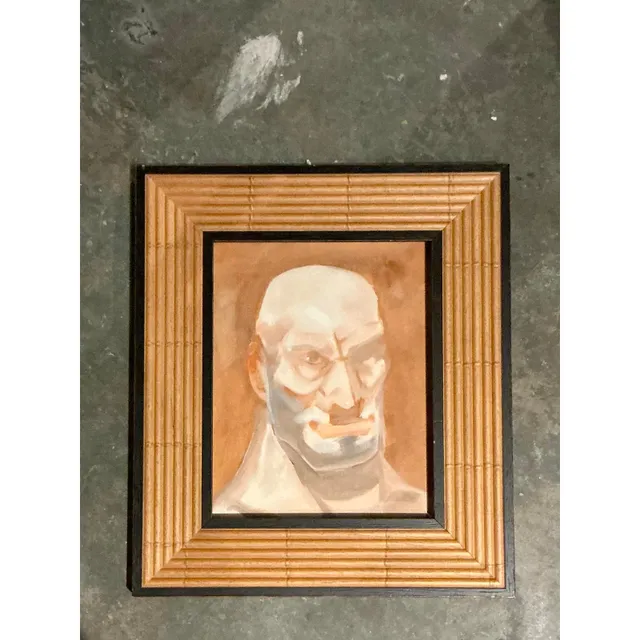 Vintage Boho Original Portrait of Man — additional photo 7