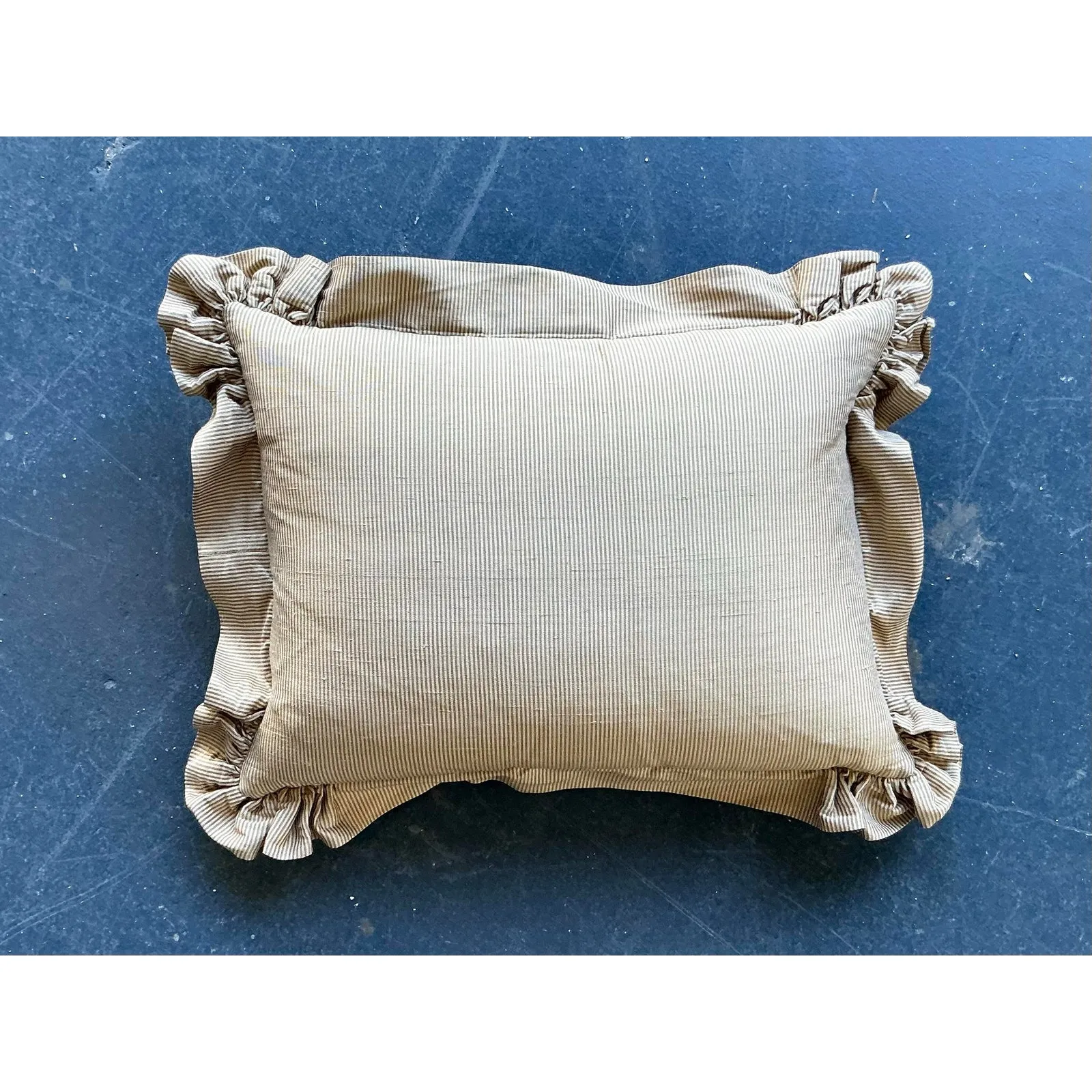 Vintage Regency Scalamandre Leopard Velvet Throw Pillow — additional photo 1