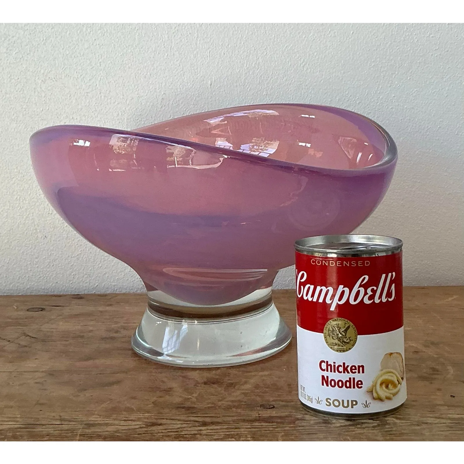 Vintage Boho Italian Art Glass Bowl After Murano — additional photo 6