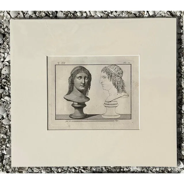 Vintage Boho Bust of Man Original Prints - Set of 6 — additional photo 6