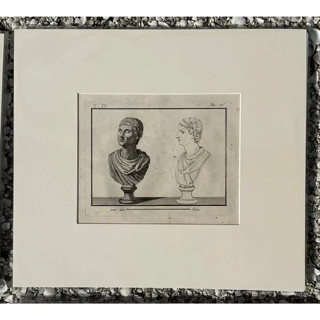 Vintage Boho Bust of Man Original Prints - Set of 6 — additional photo 7