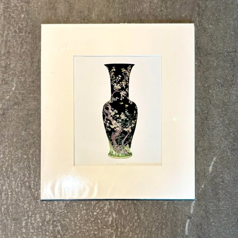 Vintage Boho Chinese Porcelain Vase Print — additional photo 3