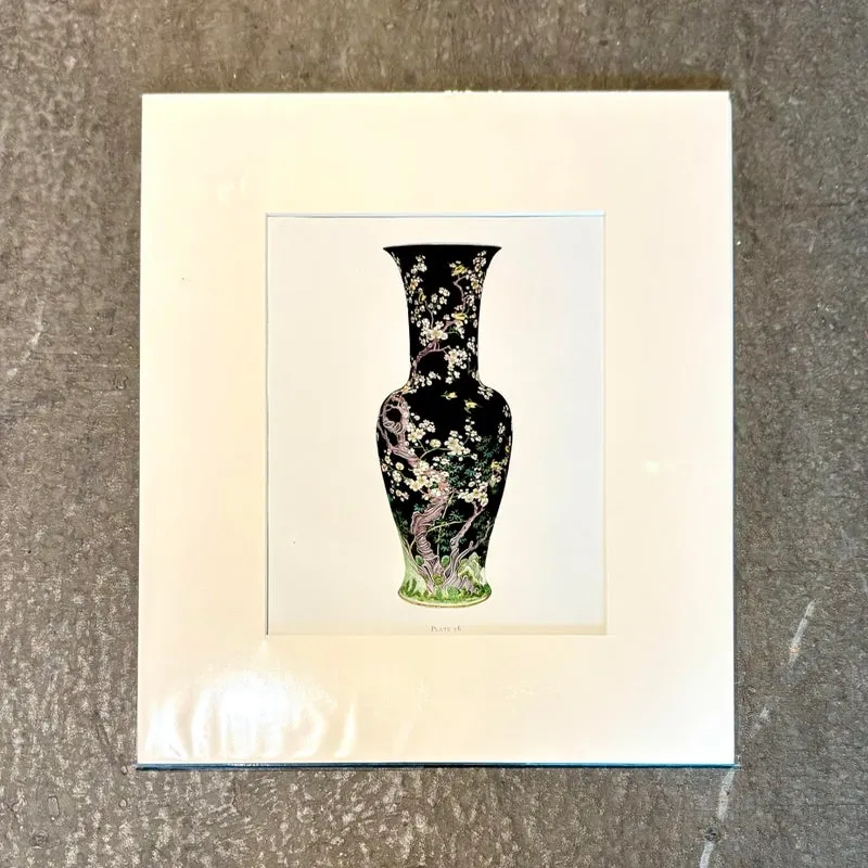 Vintage Boho Chinese Porcelain Vase Print — additional photo 2