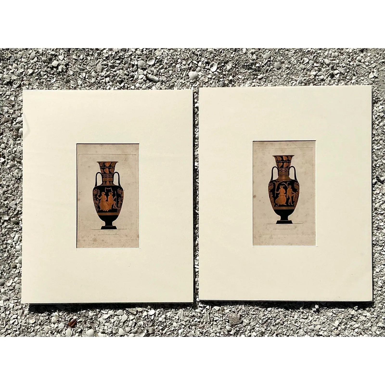 Vintage Boho Greek Urn Original Prints - Set of 2 — additional photo 1