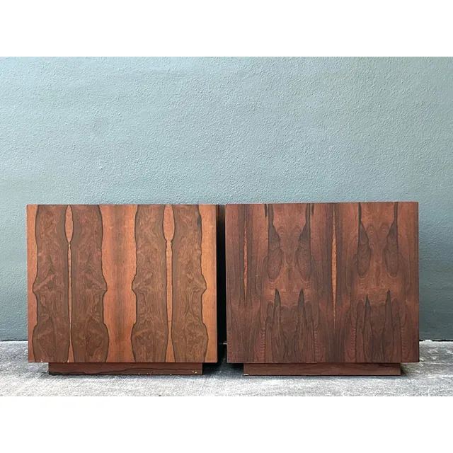 Vintage MCM Cube Side Tables - Set of 2 — additional photo 3