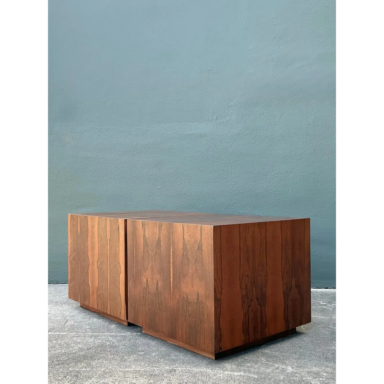 Vintage MCM Cube Side Tables - Set of 2 — additional photo 6