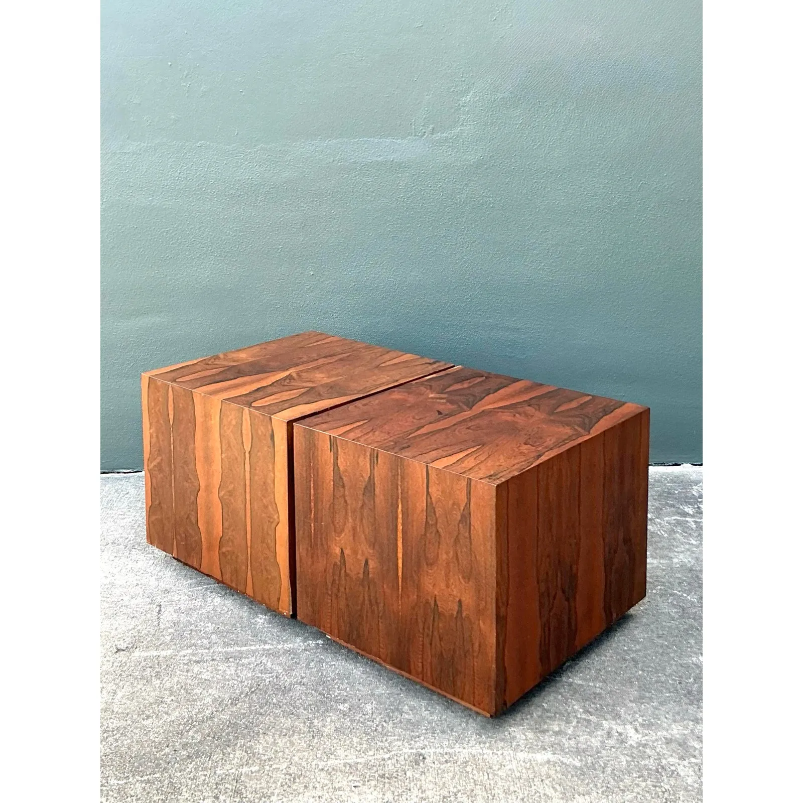 Vintage MCM Cube Side Tables - Set of 2 — additional photo 7