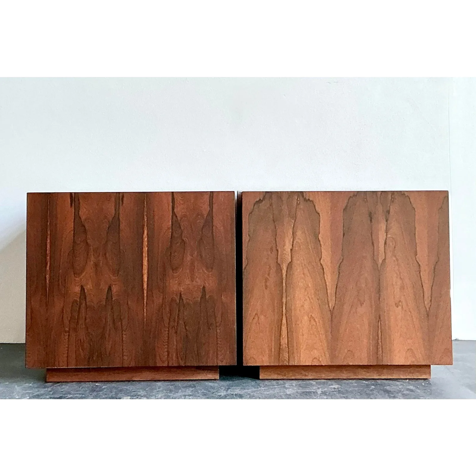 Vintage MCM Cube Side Tables - Set of 2 — additional photo 2