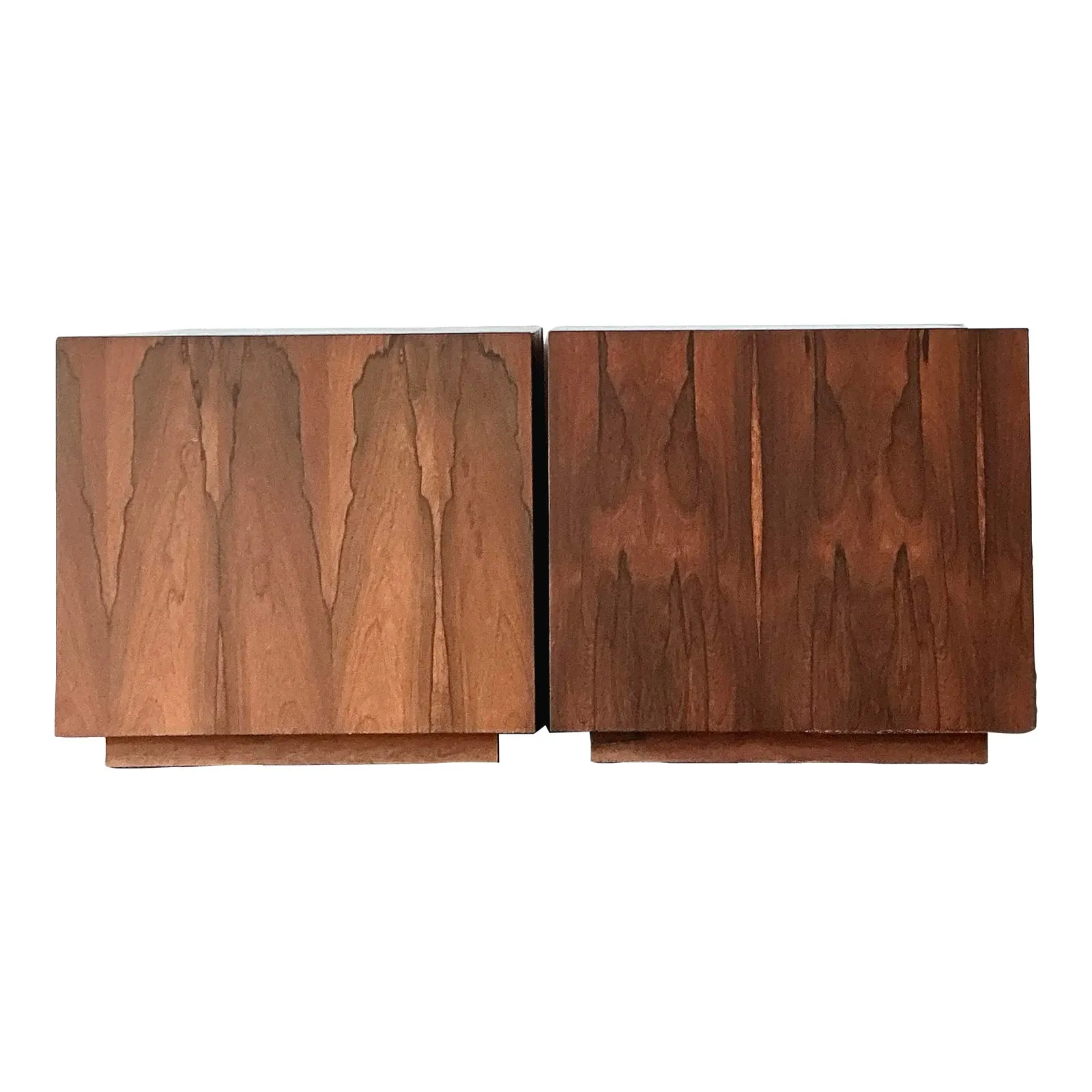 Vintage MCM Cube Side Tables - Set of 2 — additional photo 1