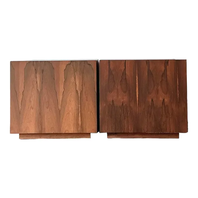 Vintage MCM Cube Side Tables - Set of 2 — additional photo 1