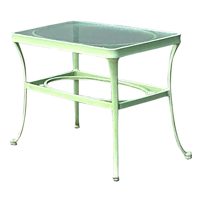 Vintage Boho Brown Jordan “Florentine” Side Table — additional photo 1