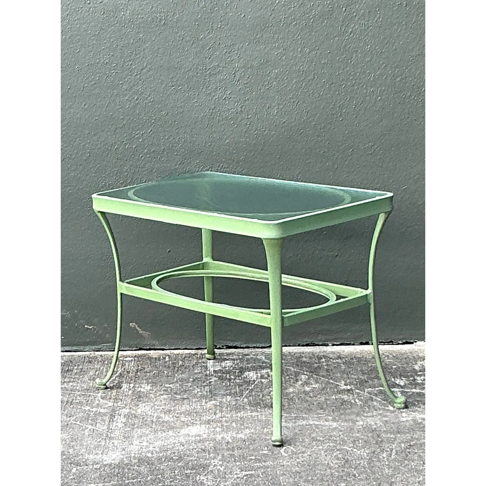 Vintage Boho Brown Jordan “Florentine” Side Table — additional photo 2