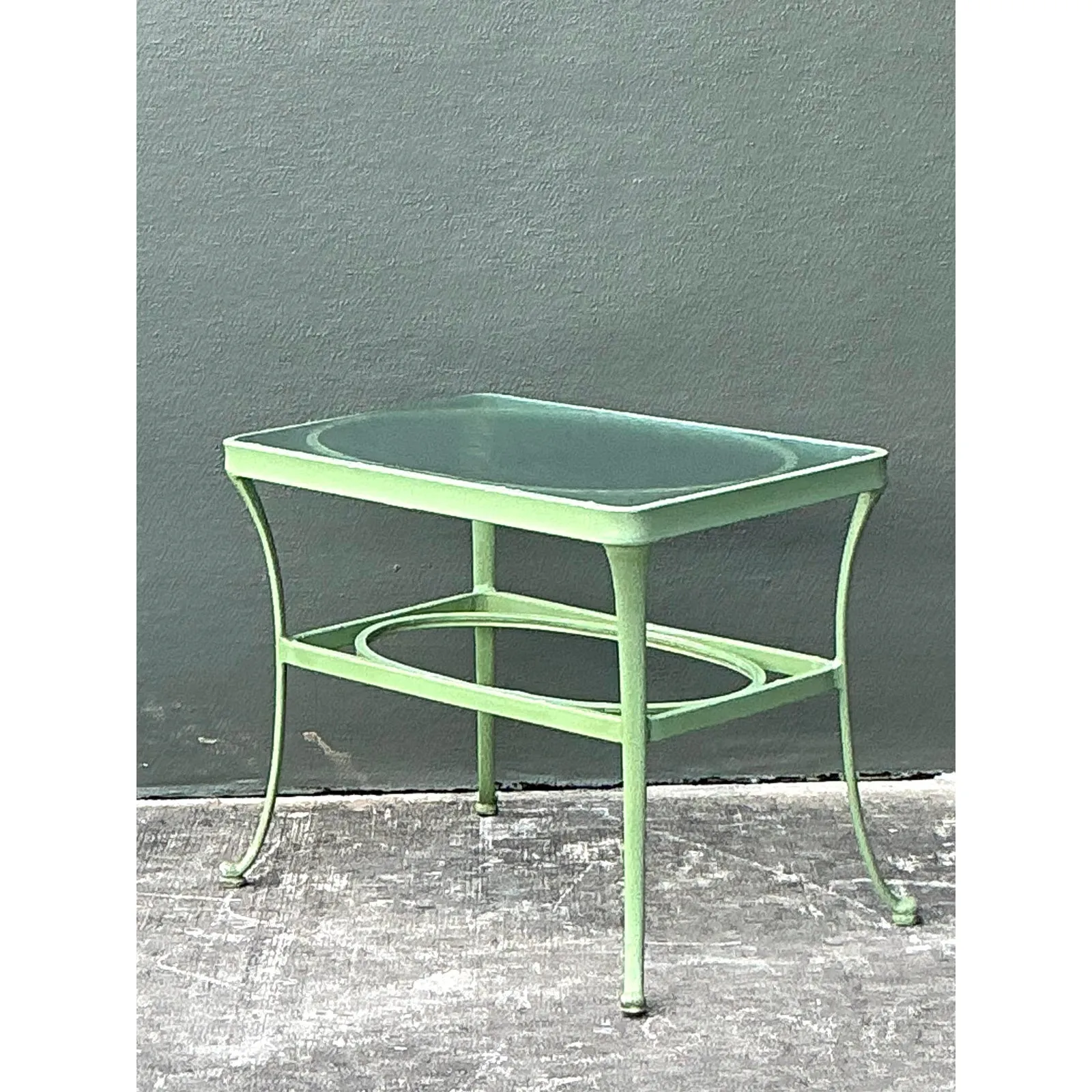 Vintage Boho Brown Jordan “Florentine” Side Table — additional photo 4