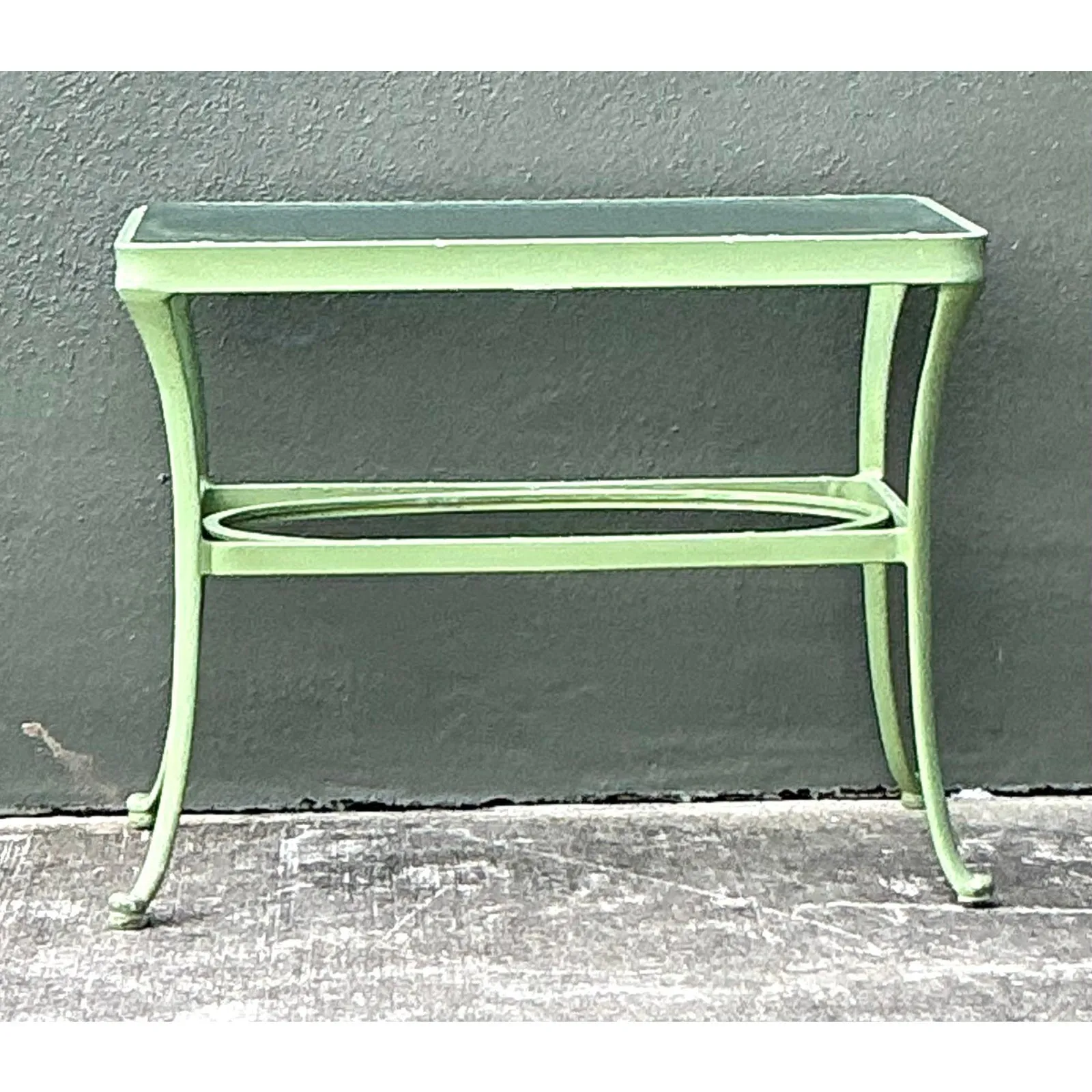 Vintage Boho Brown Jordan “Florentine” Side Table — additional photo 8