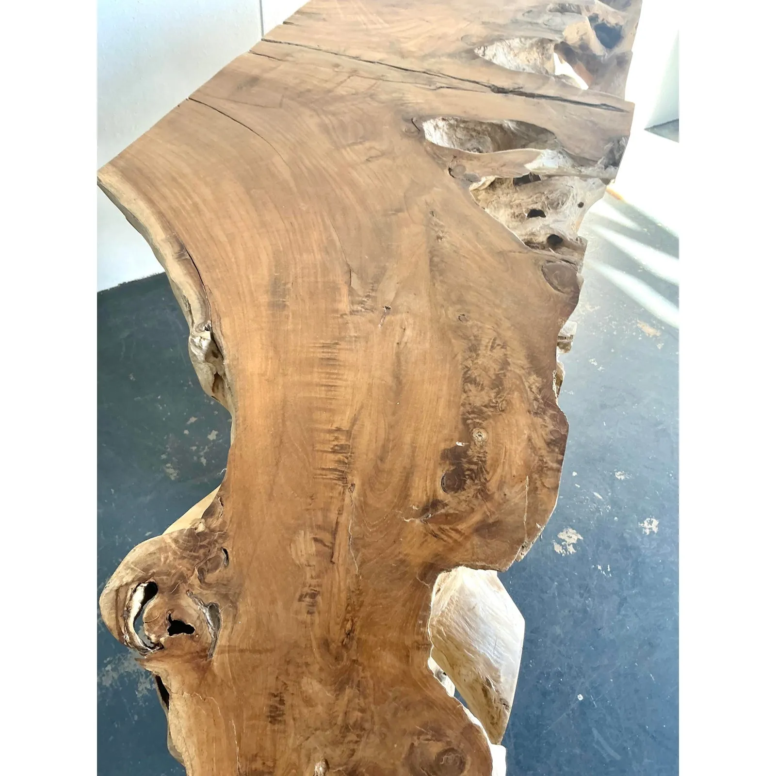 Vintage Boho Natural Root Console Table — additional photo 6
