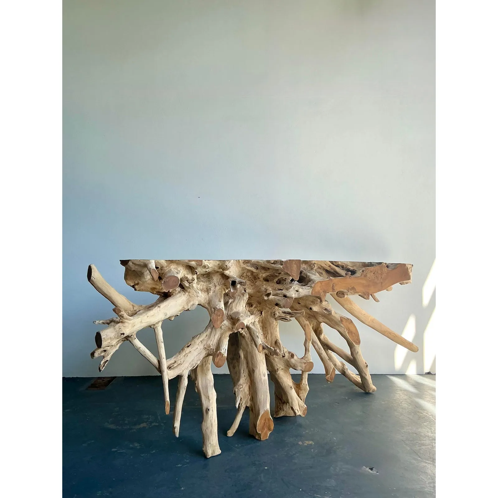 Vintage Boho Natural Root Console Table — additional photo 5