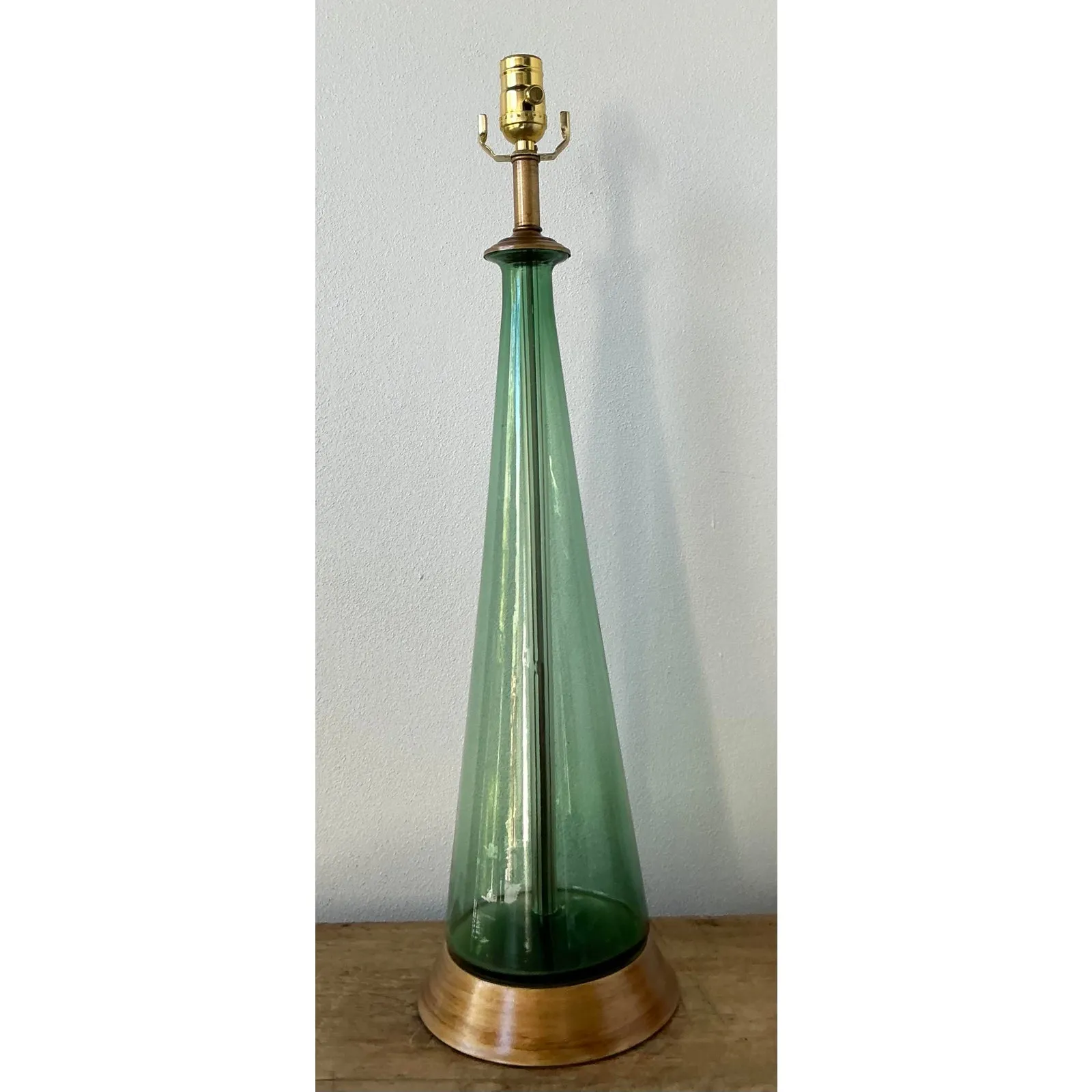 Vintage Boho Italian Glass Lamp — additional photo 3
