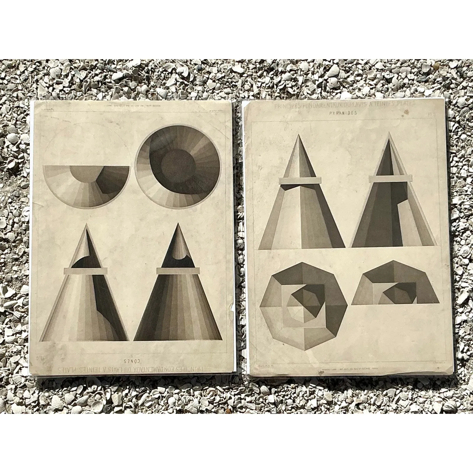 Vintage Boho Geometric Sphere Engravings - Set of 2 — additional photo 6