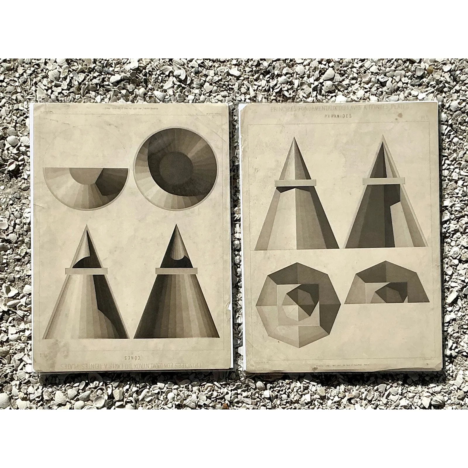 Vintage Boho Geometric Sphere Engravings - Set of 2 — additional photo 7