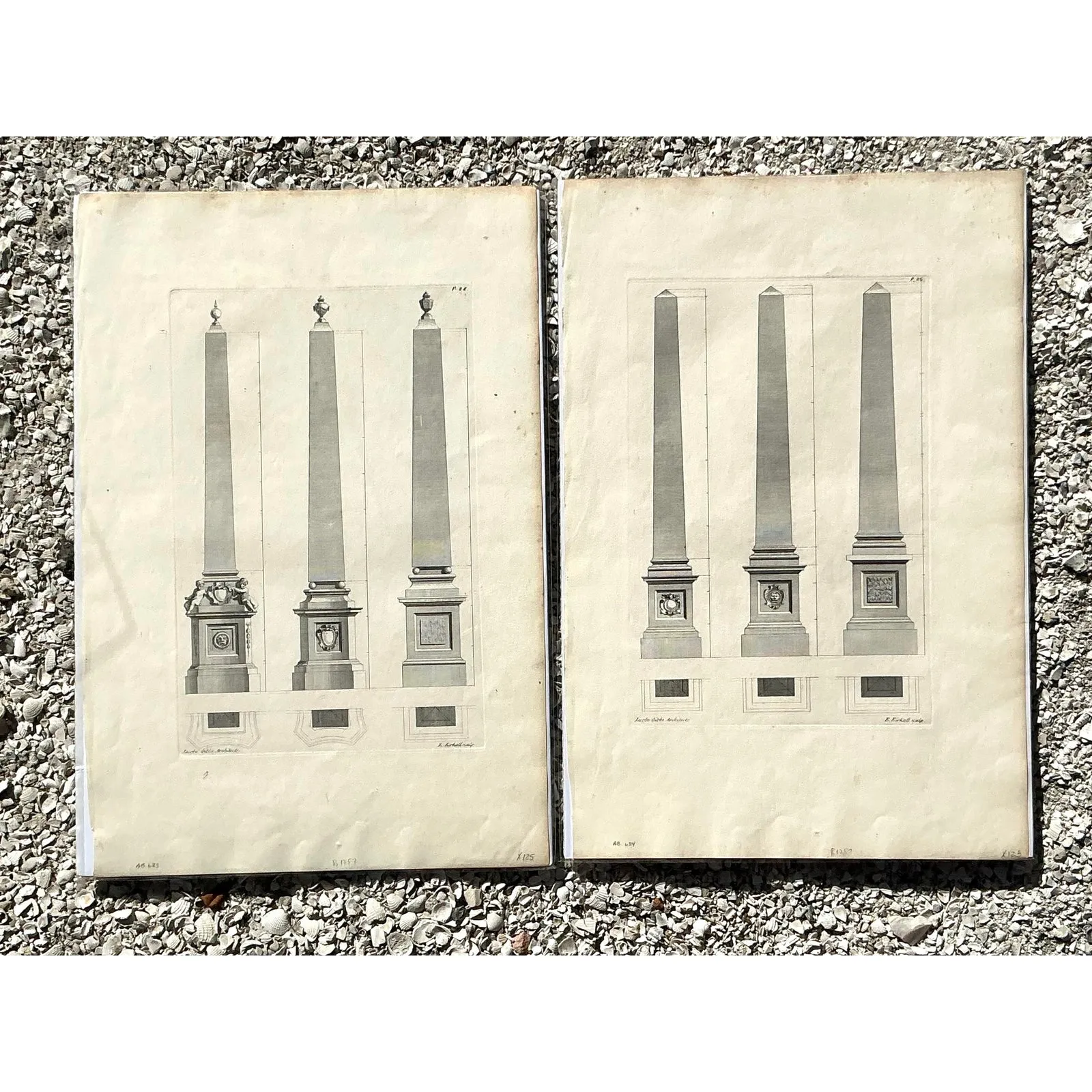 Vintage Boho Obelisk Engravings - Set of 2 — additional photo 8