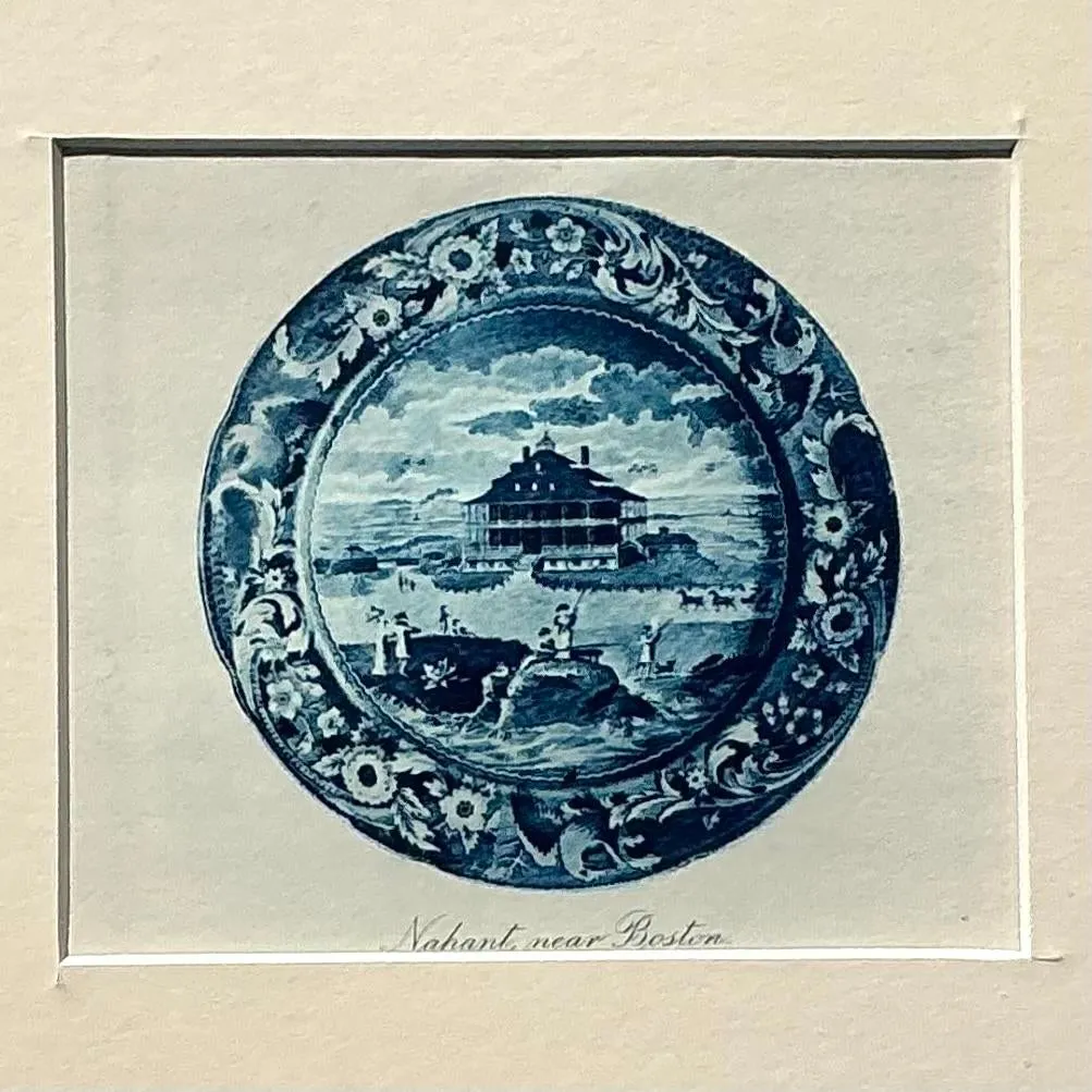 Vintage Boho 19th Century Transfers China Prints - Set of 4 — additional photo 6