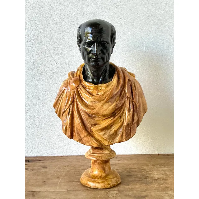 Vintage Grand Tour Plaster Bust of Man — additional photo 6