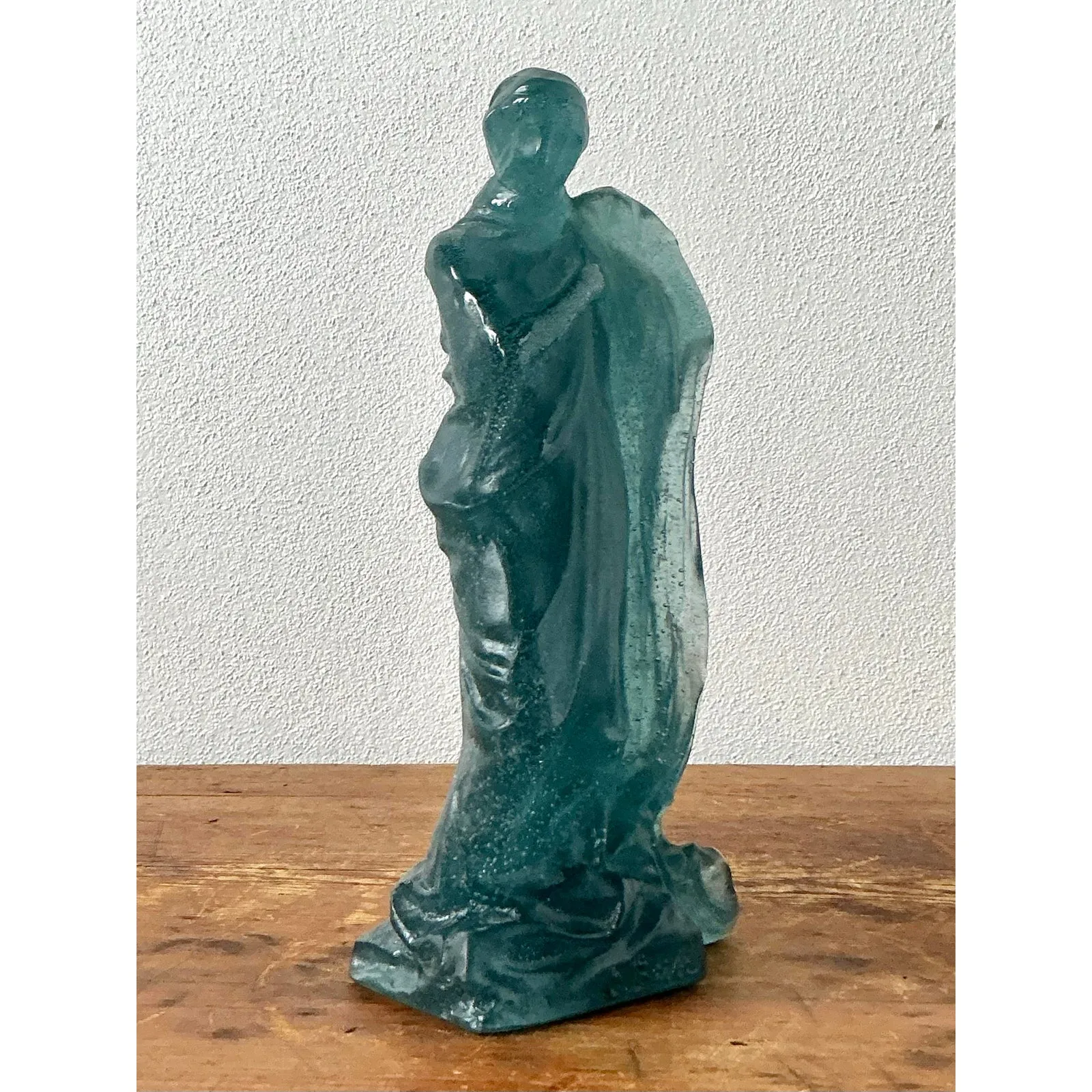 Vintage French Nancy Pate De Verre for Daum Glass Maiden — additional photo 1