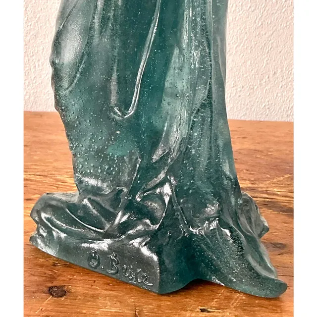 Vintage French Nancy Pate De Verre for Daum Glass Maiden — additional photo 7