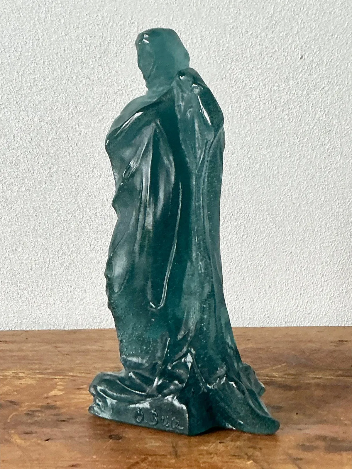 Vintage French Nancy Pate De Verre for Daum Glass Maiden — additional photo 2