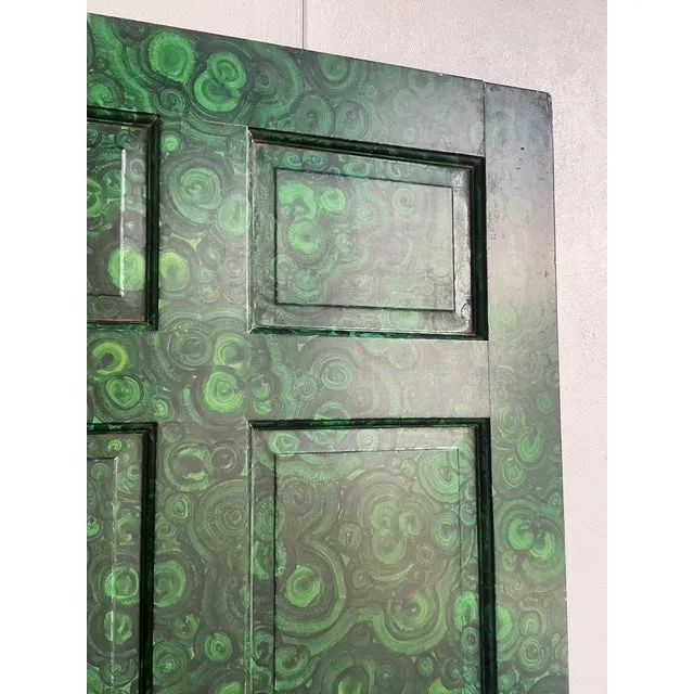 Vintage Boho Faux Finished Malachite Door — additional photo 2