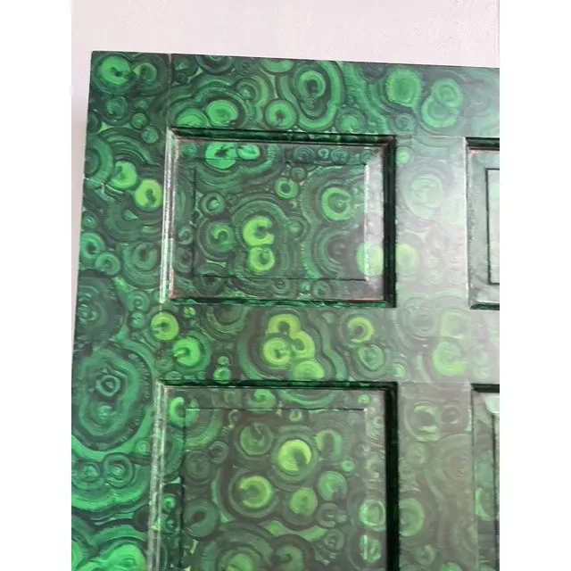 Vintage Boho Faux Finished Malachite Door — additional photo 3