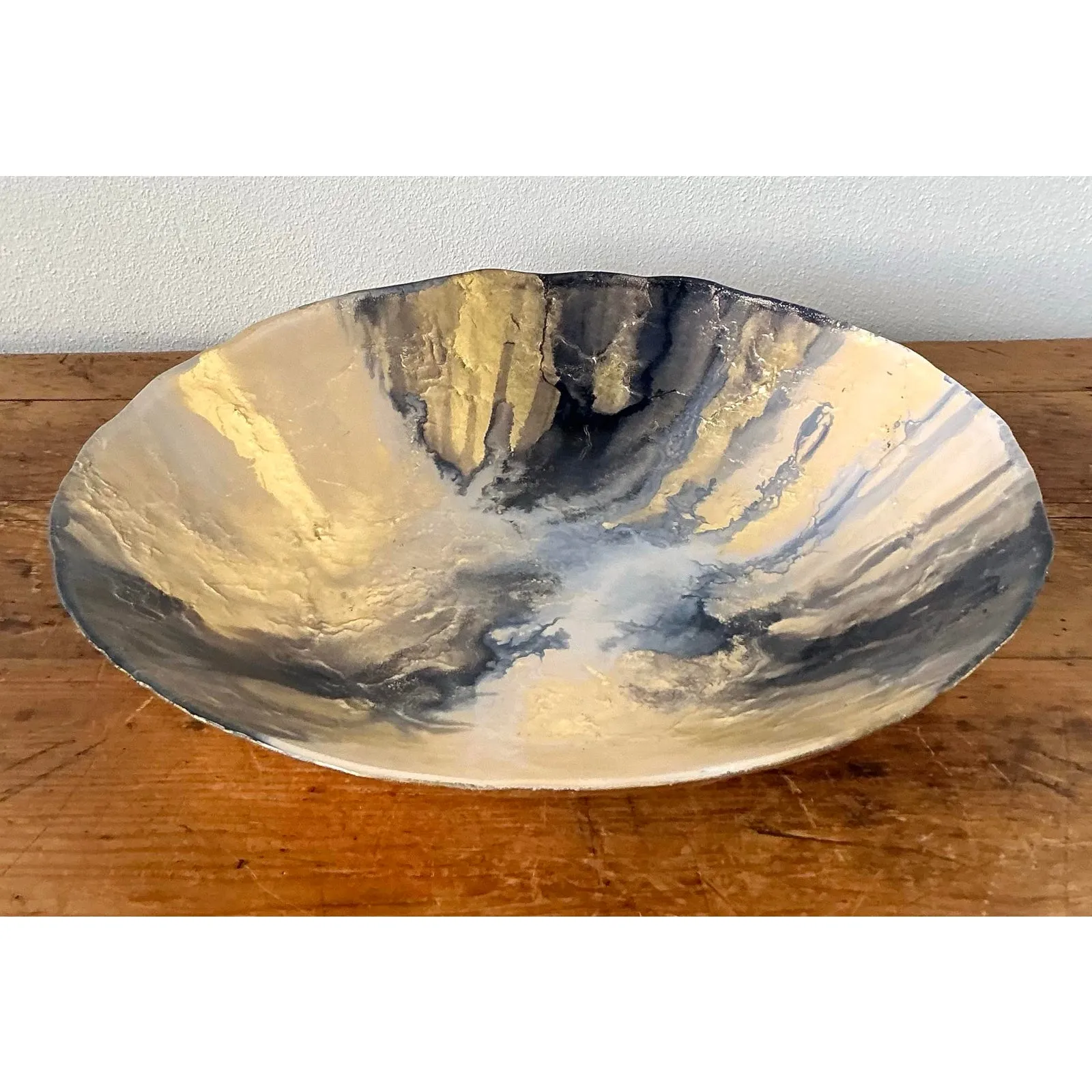 Vintage Boho Reverse Painted Bowl — additional photo 7