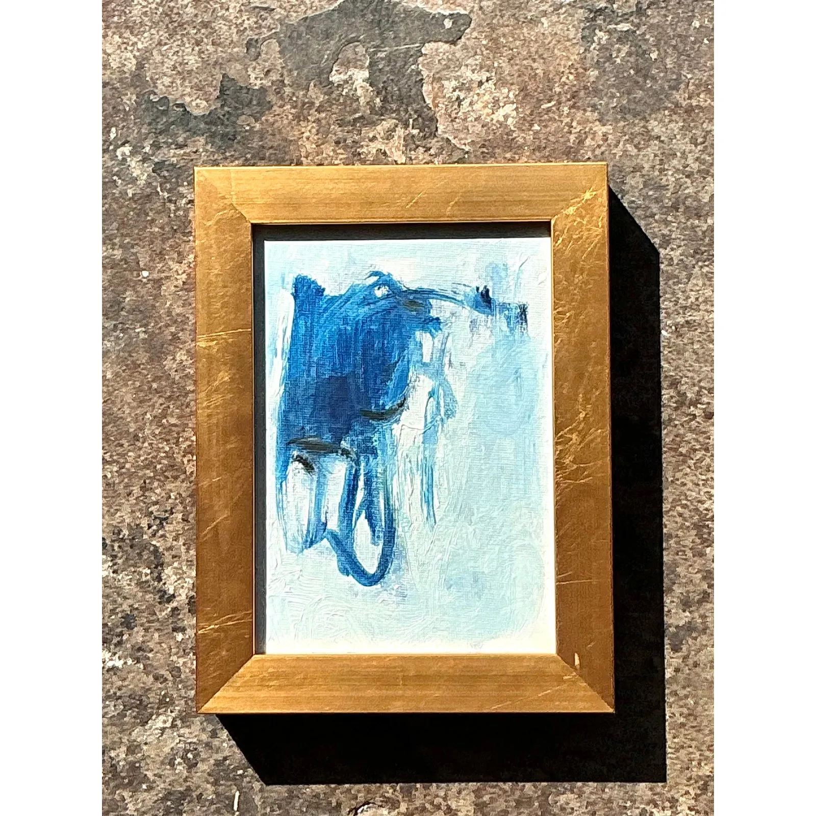 Vintage Original Abstract Oil Painting on Board — additional photo 4