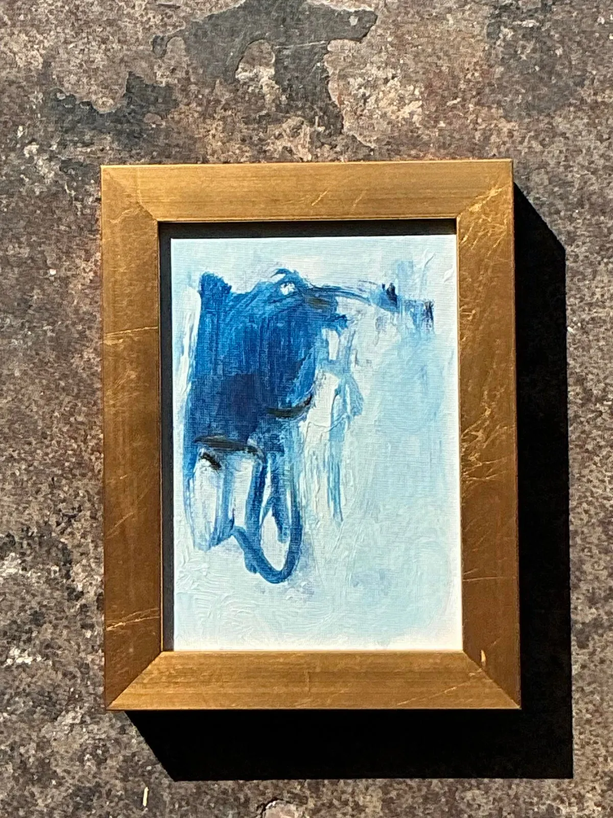 Vintage Original Abstract Oil Painting on Board — additional photo 5