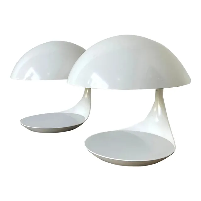 Vintage MCM Elio Martinelli “Cobra” Lamps - A Pair — additional photo 1