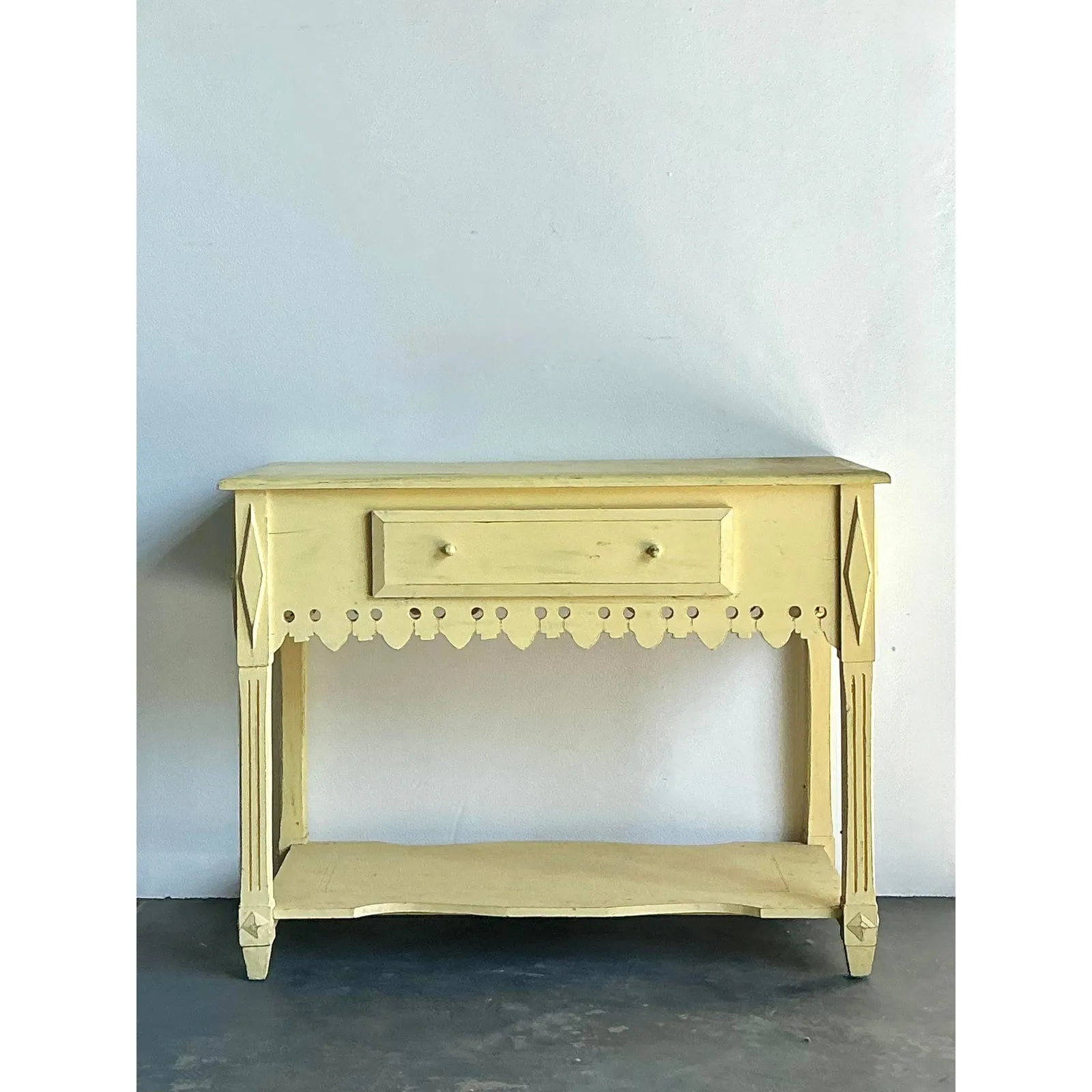 Vintage Patinated Gingerbread Wood Sideboard — additional photo 6