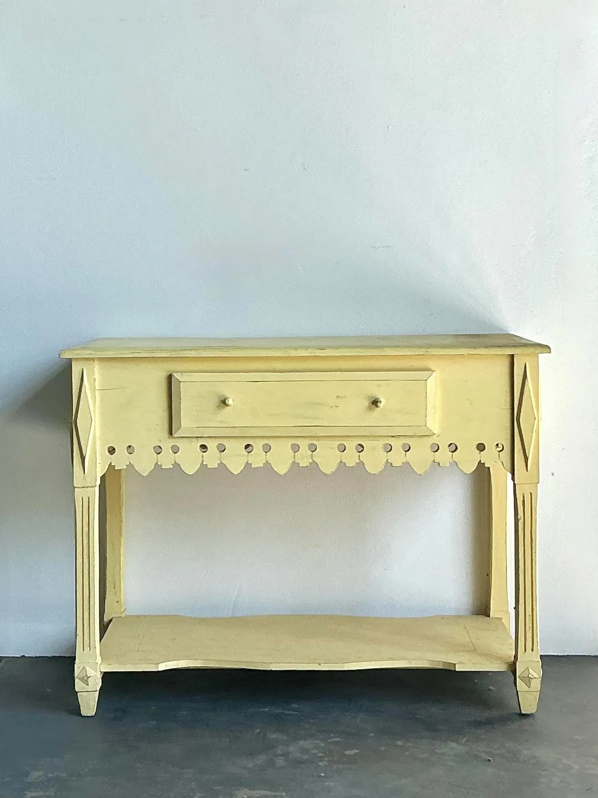Vintage Patinated Gingerbread Wood Sideboard — additional photo 5