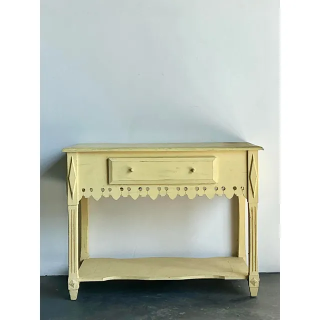 Vintage Patinated Gingerbread Wood Sideboard — additional photo 8