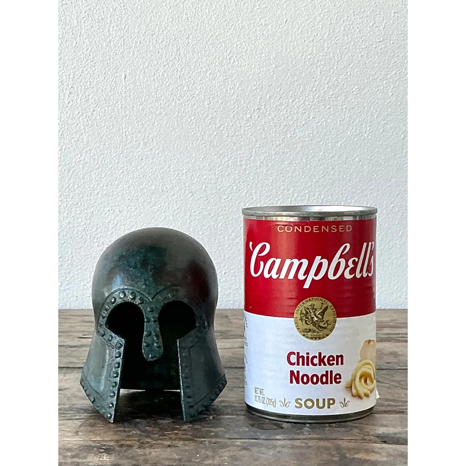 Vintage Patinated Corinthian Greek Helmet — additional photo 4