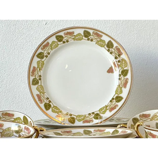 Vintage French Haviland Limoges Dessert Set of 36 — additional photo 4